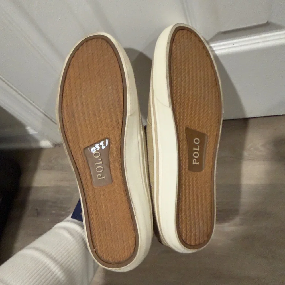 Polo Ralph Lauren‎ Talin Chukka Sneakers Tan Corduroy Suede Mens 9.5D NWT